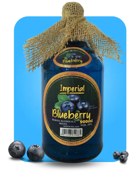 cachaça imperial bluebery